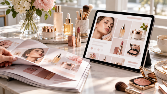 Pourquoi les marques beauté remplacent leurs brochures papier par le digital