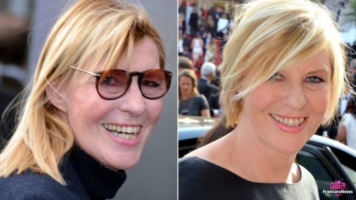 Chantal Ladesou en 2014 et au Festival de Cannes 2016, collage de deux époques