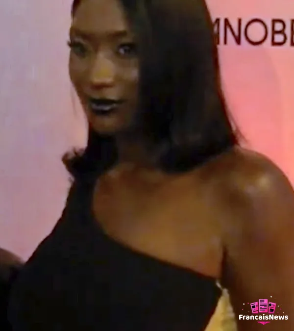 aya nakamura en portrait de face sur fond rose en septembre 2019