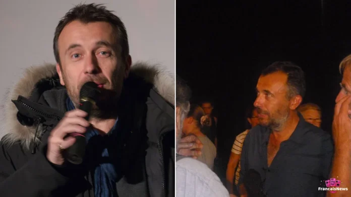 fred cavaye en deux portraits, en 2010 et à l'avant-première de Radin ! à Beauvais en 2016