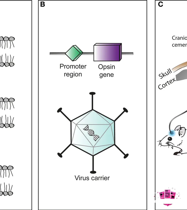 georg nagel et l'optogénétique, le gène d'une opsine transporté par un vecteur viral vers les cellules
