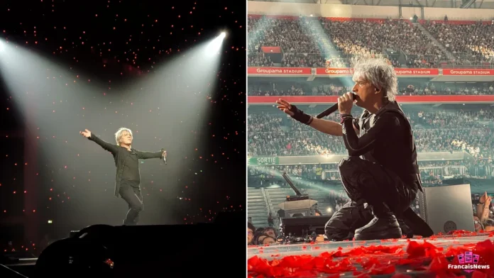 indochine : Nicola Sirkis en concert et lors du Central Tour 2022