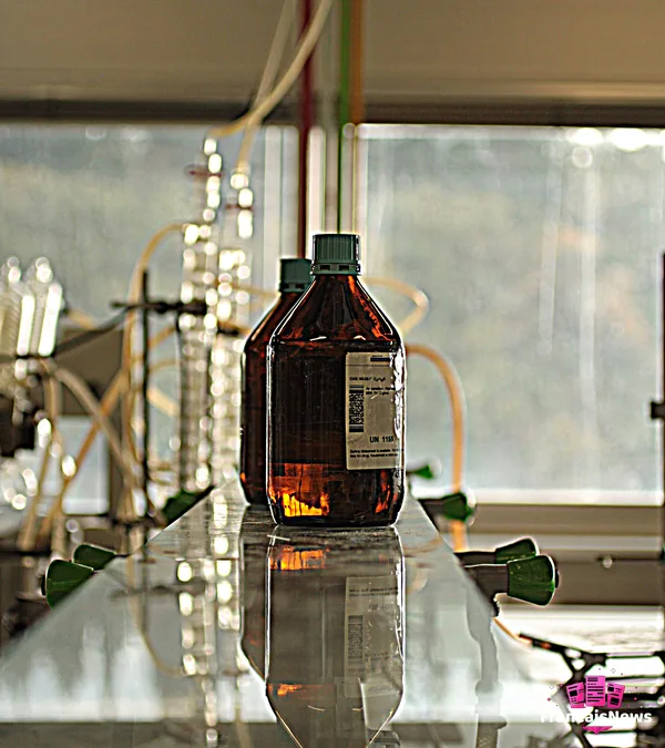 laboratoire de chimie organique avec montage de distillation, univers de recherche de kenso soai