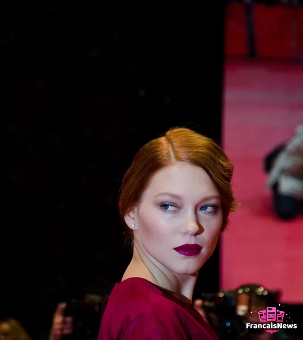 lea seydoux à la Berlinale 2014, portrait de l'actrice sur le tapis rouge