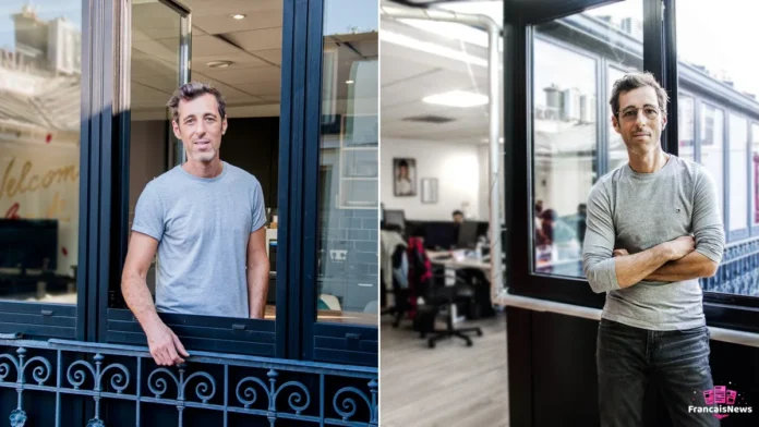 michael goldman en 2022 et en 2021, deux portraits du producteur et directeur de Star Academy